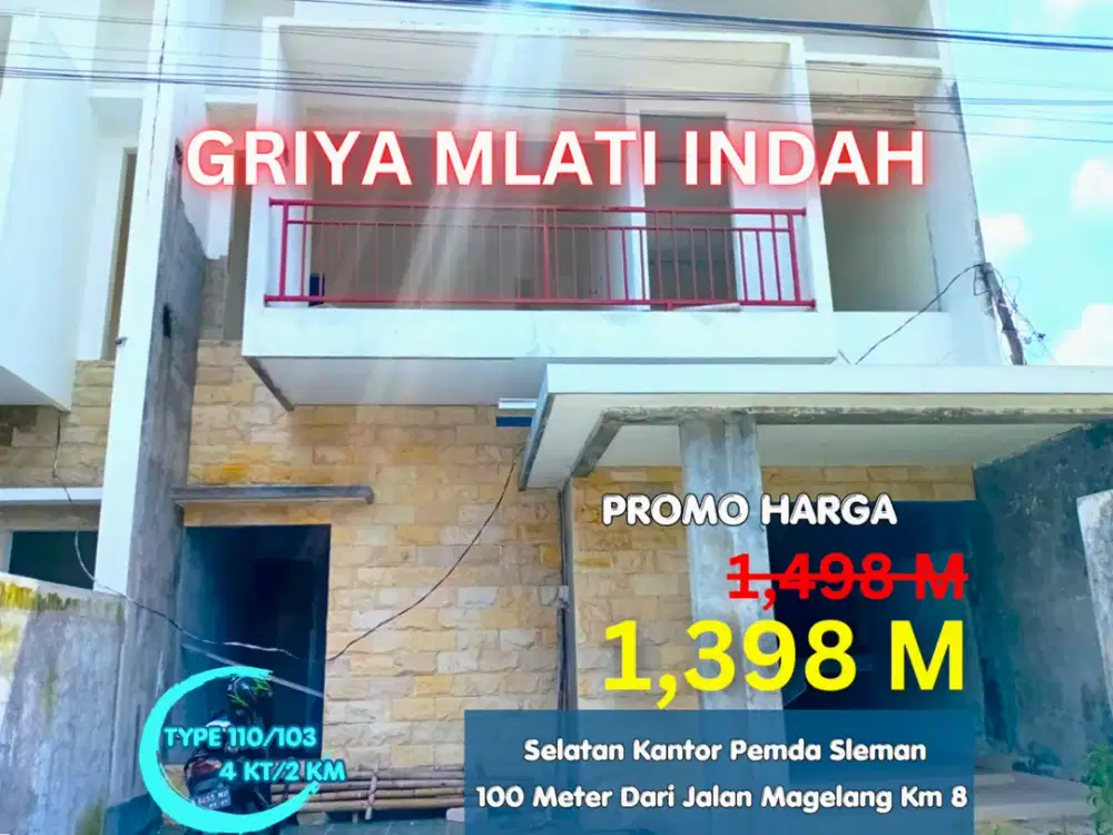 Hunian Promo 100 Jt Hanya 100 Meter Dari Jalan Magelang