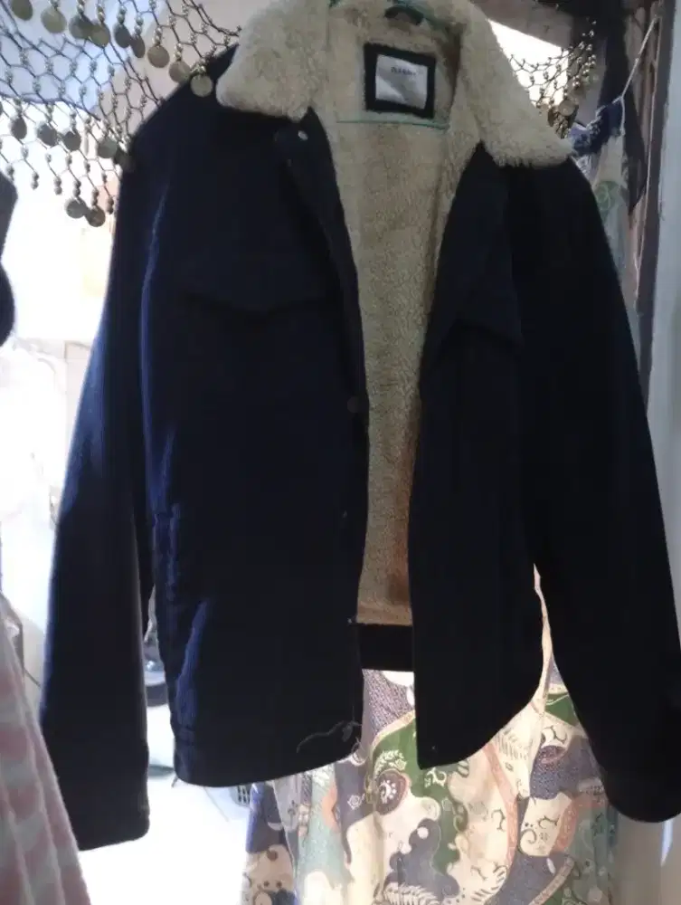 Jacket tebel codorau bulu oldnavy