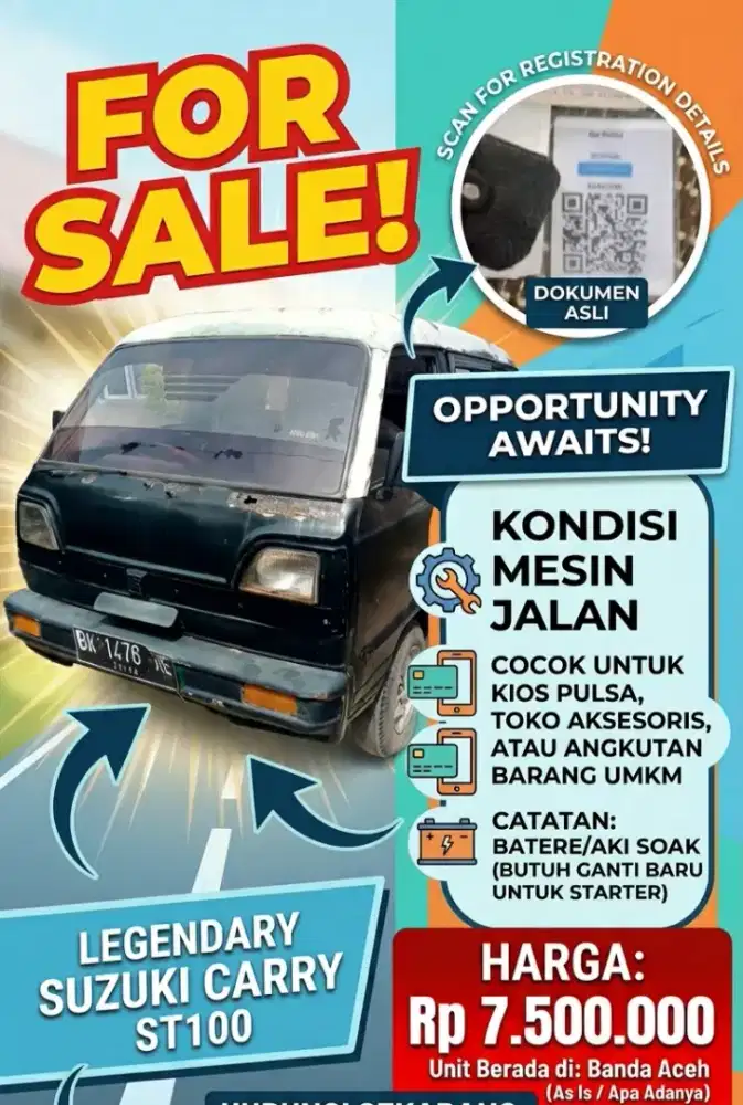 Mobil suzuki carry ST100