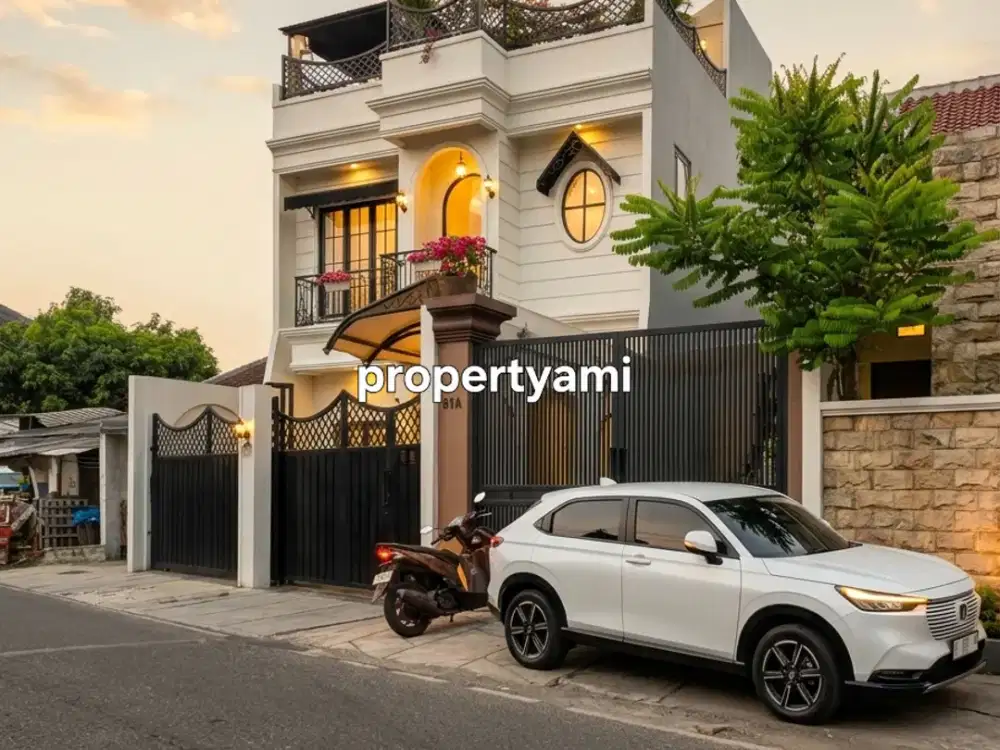 jual rumah cantik Fully Furnished mewah di Condet kramat jati Jakarta Timur