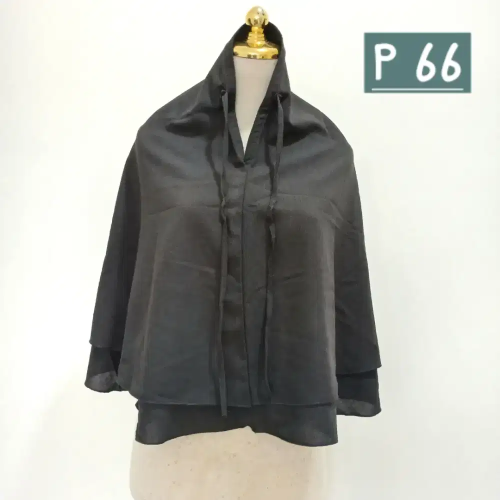 Jilbab bergo hijab instan 2 layer, preloved
