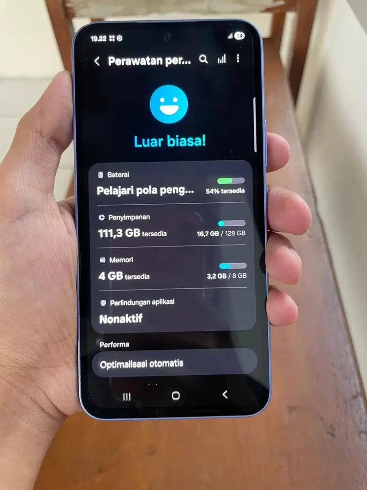 Samsung A54 5G 8/128 Fullset Segel Ex Garansi Resmi Sein