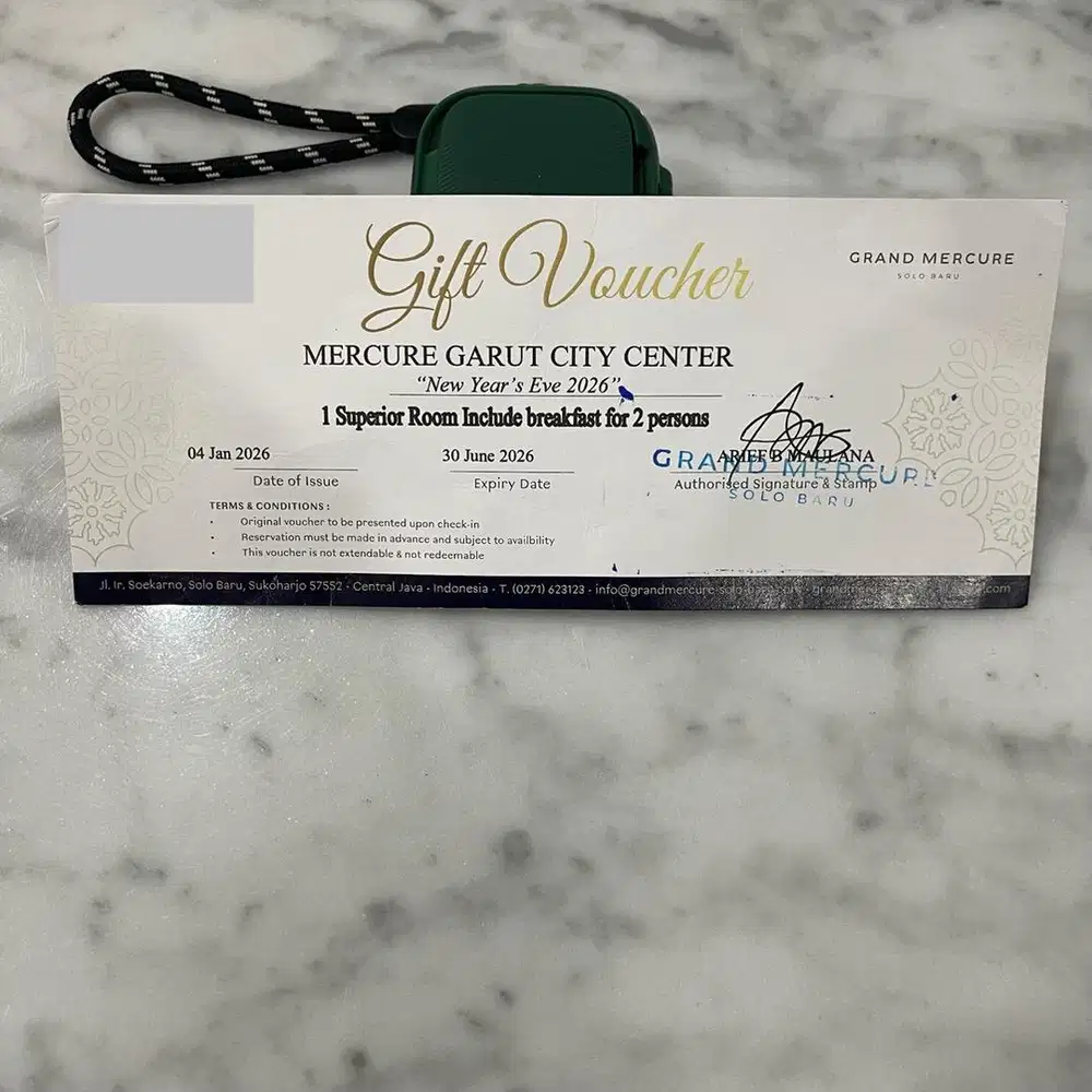 Voucher Hotel Grand Mercure Solo Baru