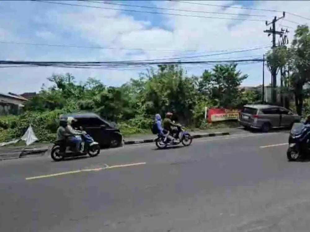 Tanah Luas 5500m di Jl Raya Kuta Bali