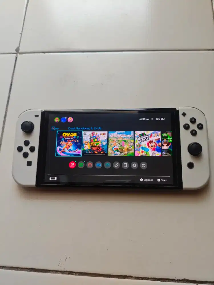 Nintendo switch oled ofw 512gb white fullset