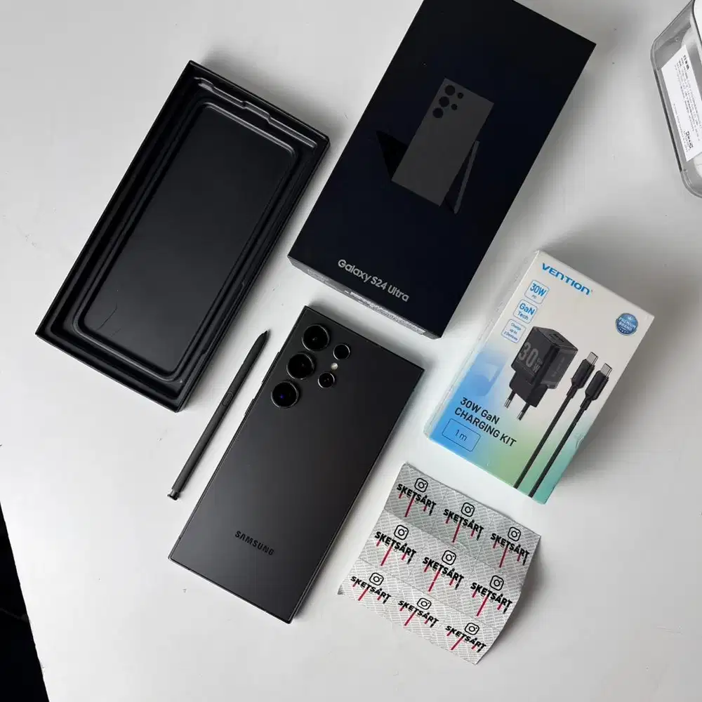 Samsung S24 Ultra 12/256gb Titanium Black Garansi Resmi