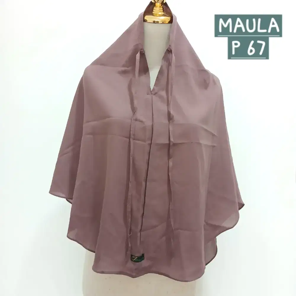 Jilbab bergo hijab instan Maula 1 layer, preloved