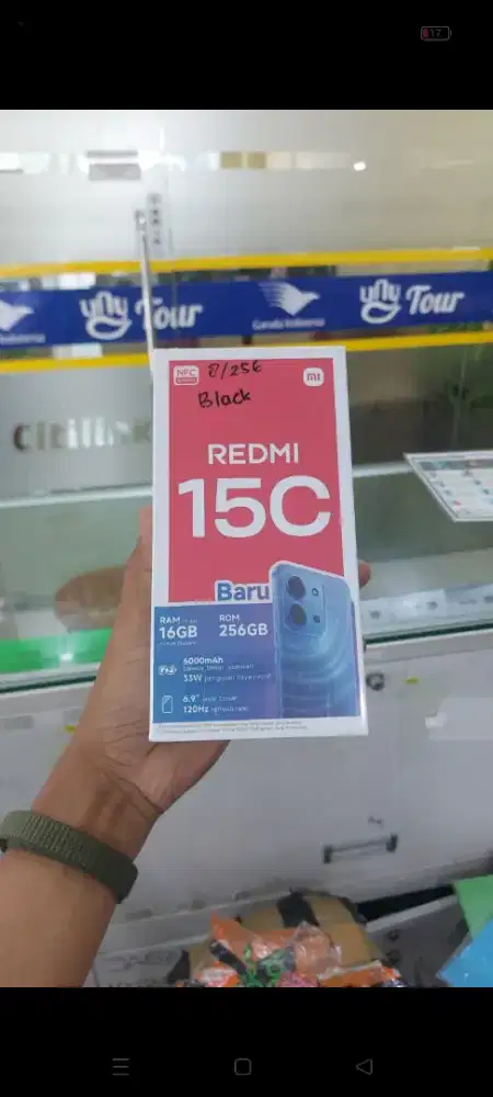 Xiaomi redmi 15C 256gb ram 8gb dan6/128 garansi resmi