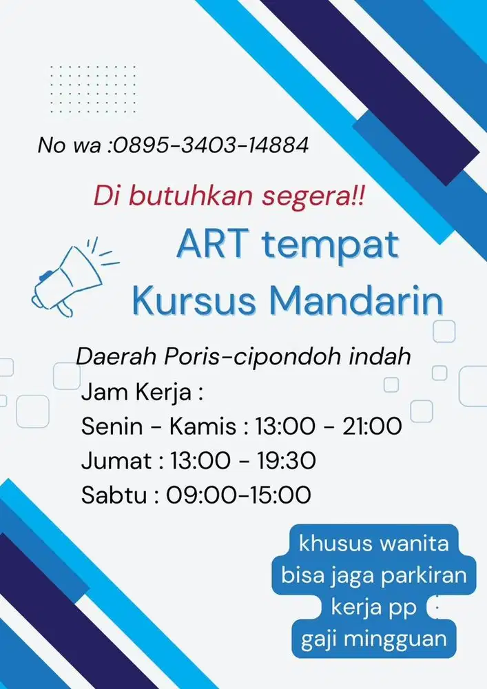 Di cari Art tempat les mandarin