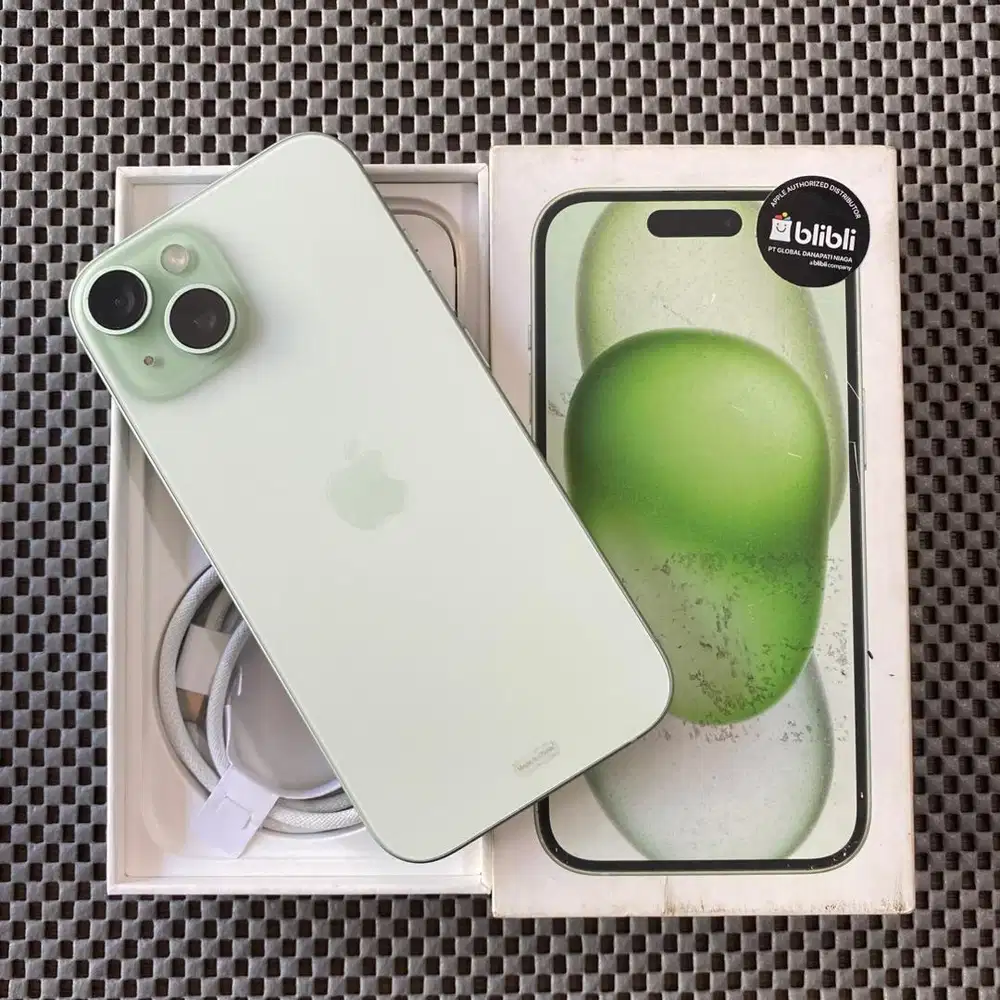 iPhone 15 128GB Green Garansi Resmi iBox