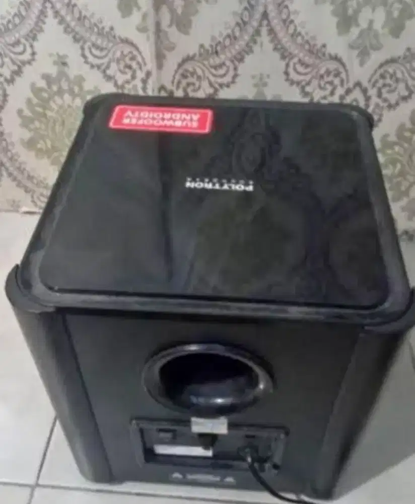 Subwoofer aktif Polytron original normal ngebass ok