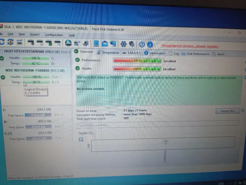 HDD EXTERNAL WD MYPASSPORT 1 TB ORI