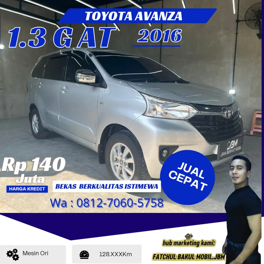 Toyota Avanza 1.3 G AT 2016