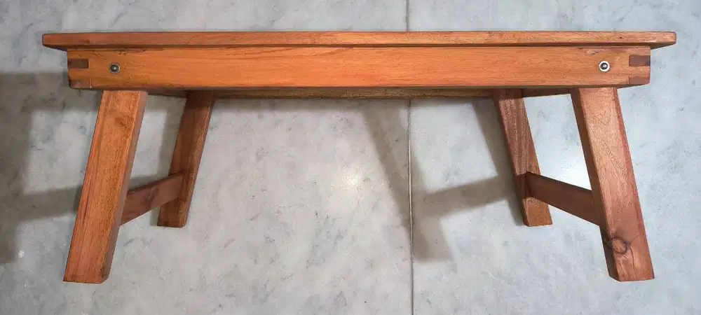 Meja Lipat Kayu Meranti 75x45Cm