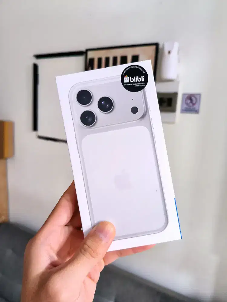 Ip 17 pro silver 256, open box ibox garansi blibli on