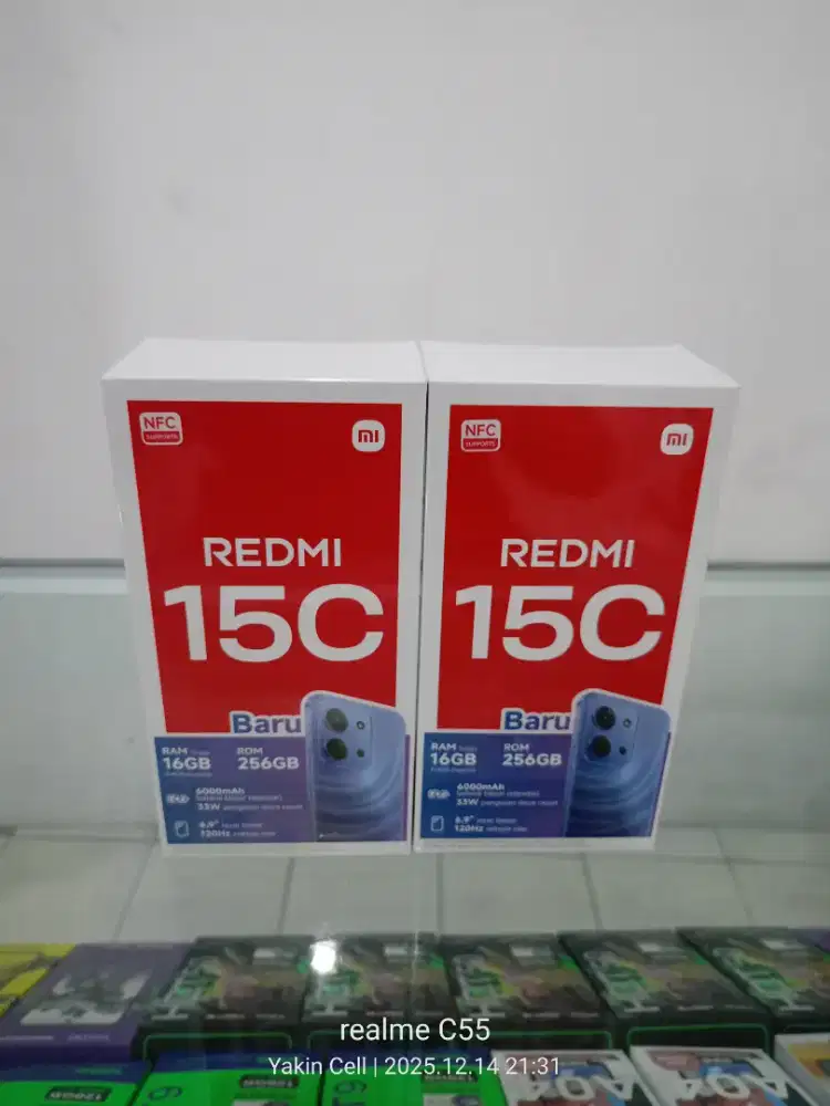 Xiaomi Redmi 15C 8/256 GB Helio G81 Batre 6000 mAh Garansi Resmi