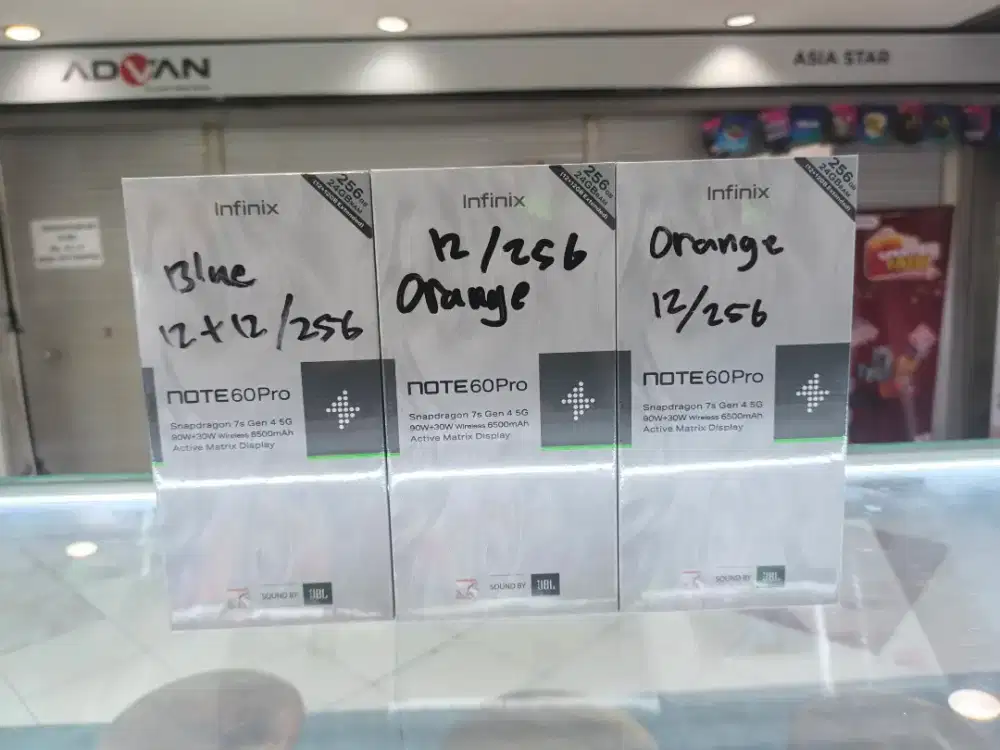 Infinix Note 60 PRO 5G+ 12/256 Baru 100% BNIB Garansi resmi 1 thn