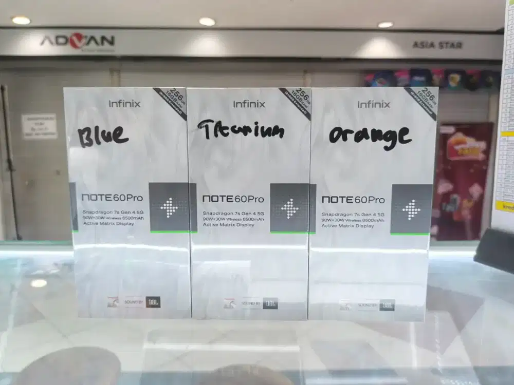 Infinix Note 60 PRO 5G+ 8/256 Baru 100% BNIB garansi resmi 1 thn