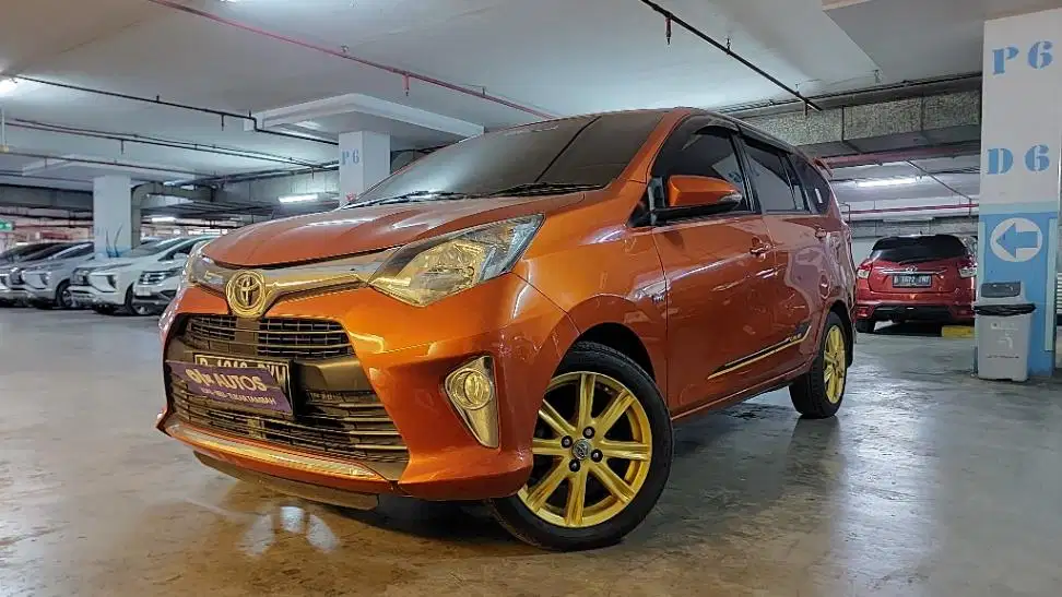 TDP 6,JT, Toyota Calya 1.2 G Bensin-AT Orange 2016