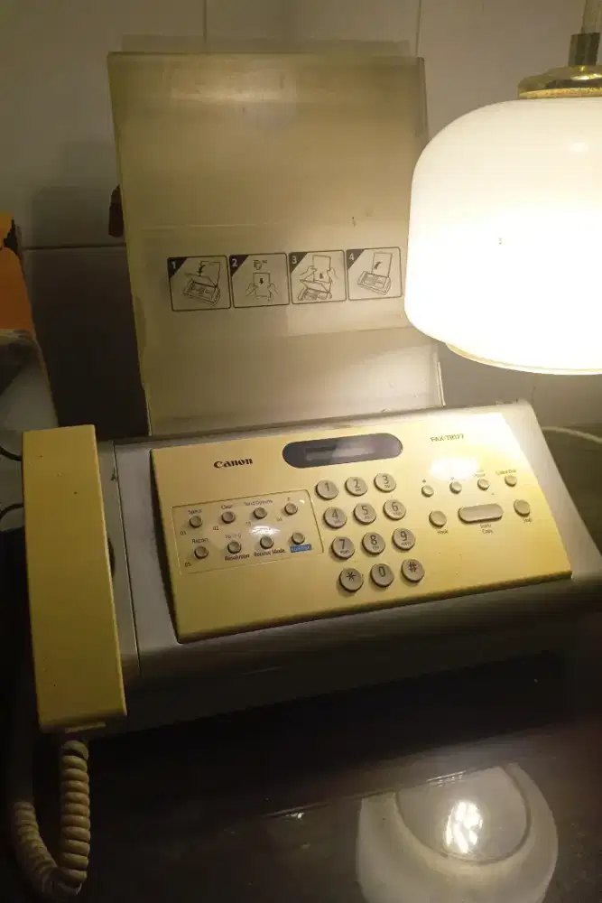 Mesin fax + telefon siap pakai