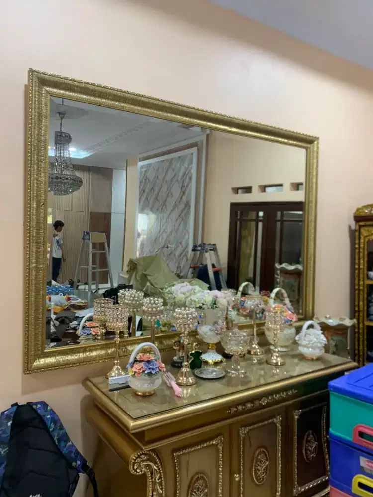 Dijual cermin frame gold