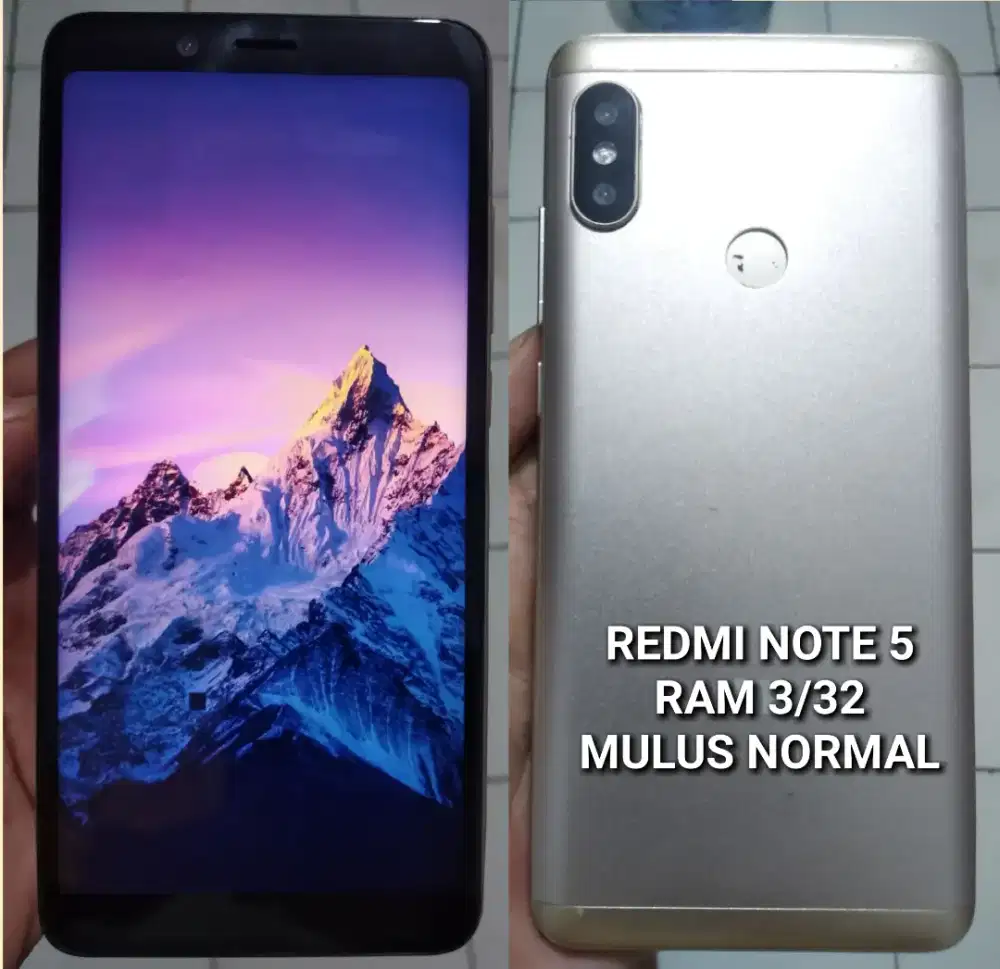 Redmi note 5 ram 3/32 mulus normal cod kranji