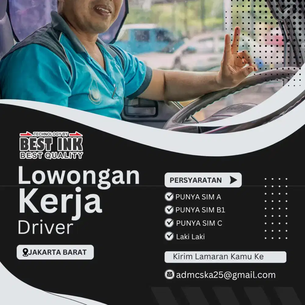 DRIVER BARANG PERCETAKAN