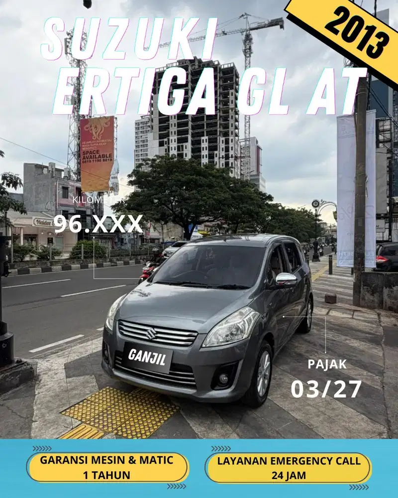 SUZUKI ERTIGA GL AT MATIC 2013 / GANJIL