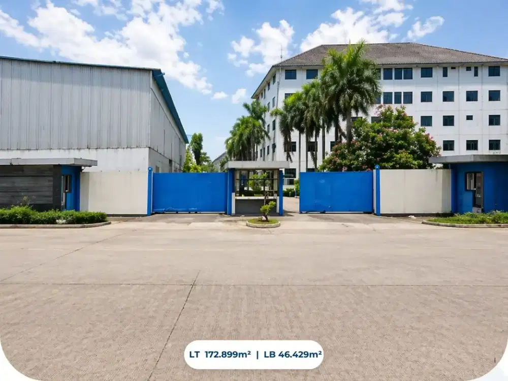 LS. Dijual Murah Pabrik, Kawasan Industri Millenium, Jl. KH Syech Nawawi Bl B, Budimulya, Tangerang, Banten