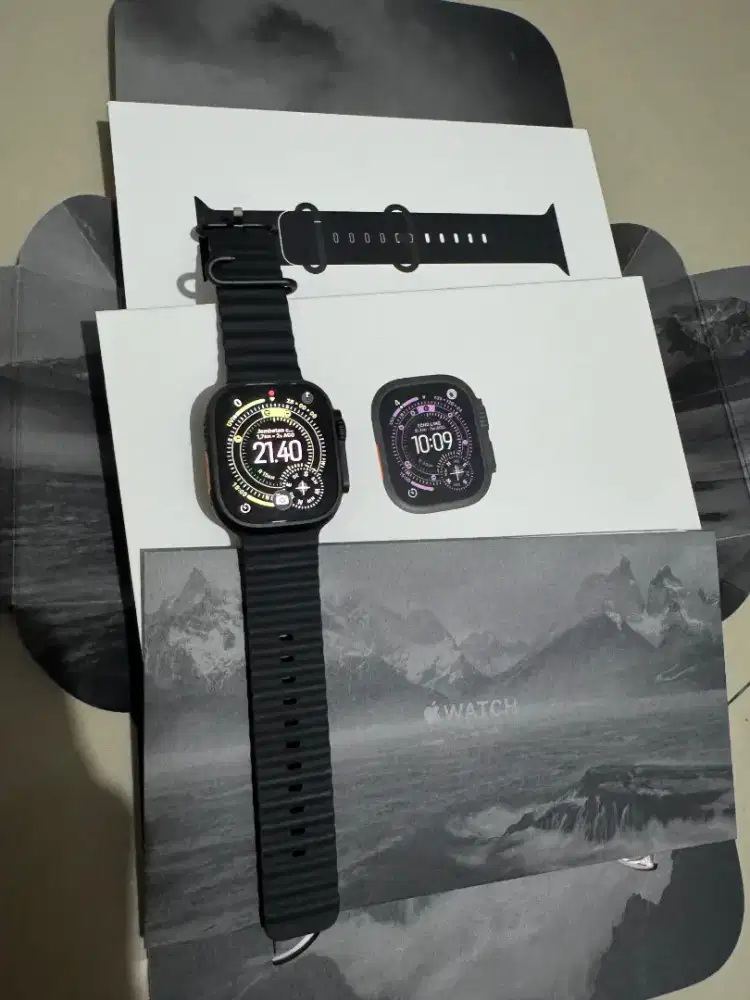 Apple watch ultra gen 3 ibox black titanium ocean band