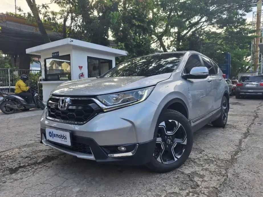 DP MURAH Honda CR-V 1.5 Turbo Bensin-AT 2017 Abu CAGAD