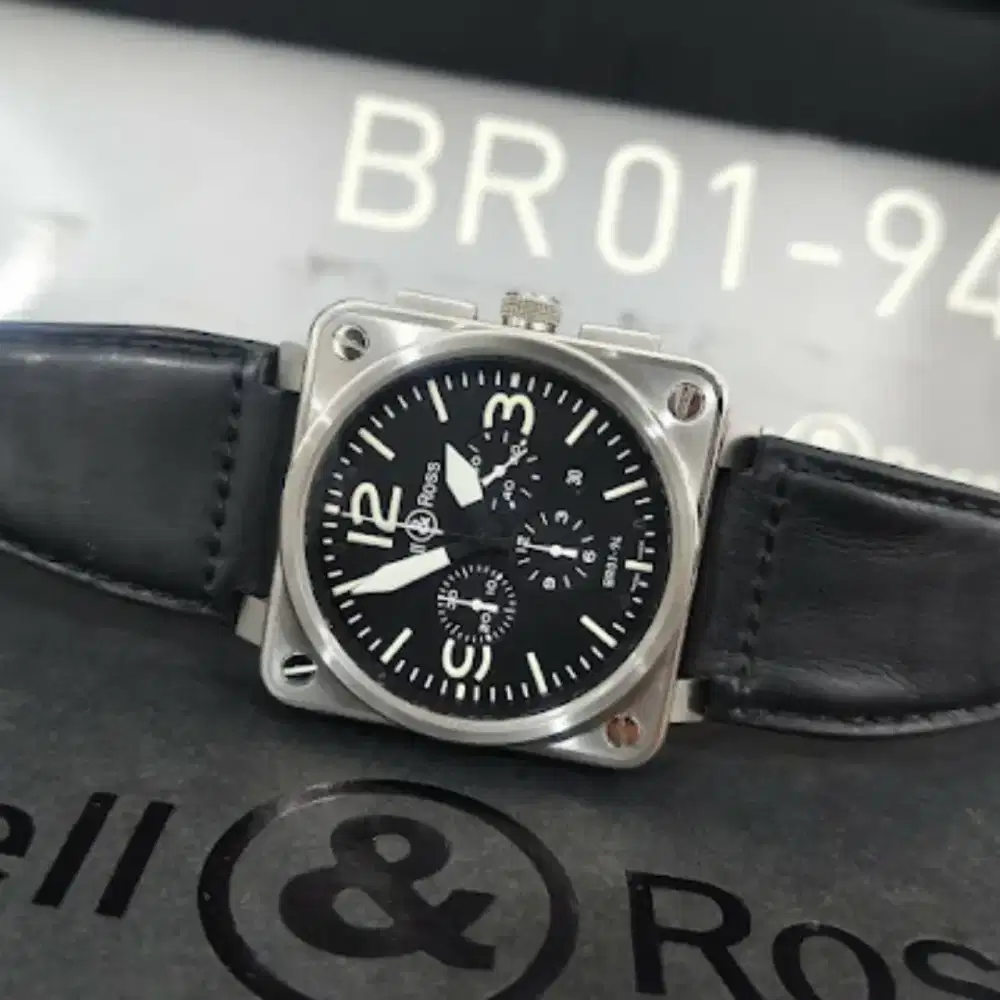 [For Sale] Bell & Ross 01-94 Chronograph 46mm Stainless Steel Fullset