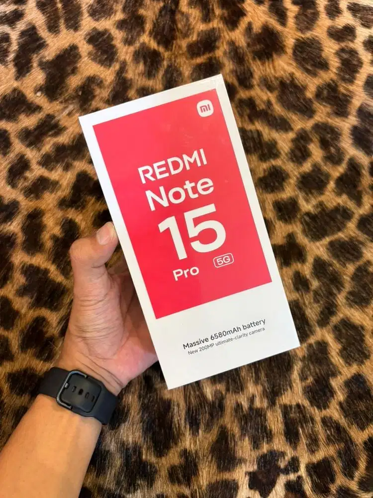 New Redmi Note 15 Pro 5G 12/512GB Resmi (Black)