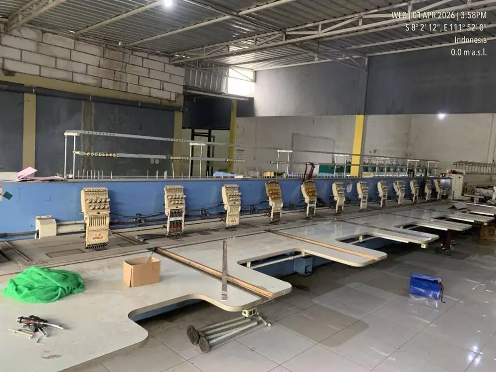 JUAL UNIT XIONG DI MESIN BORDIR COMPUTER TAHUN 2019 - KONDISI AS IS