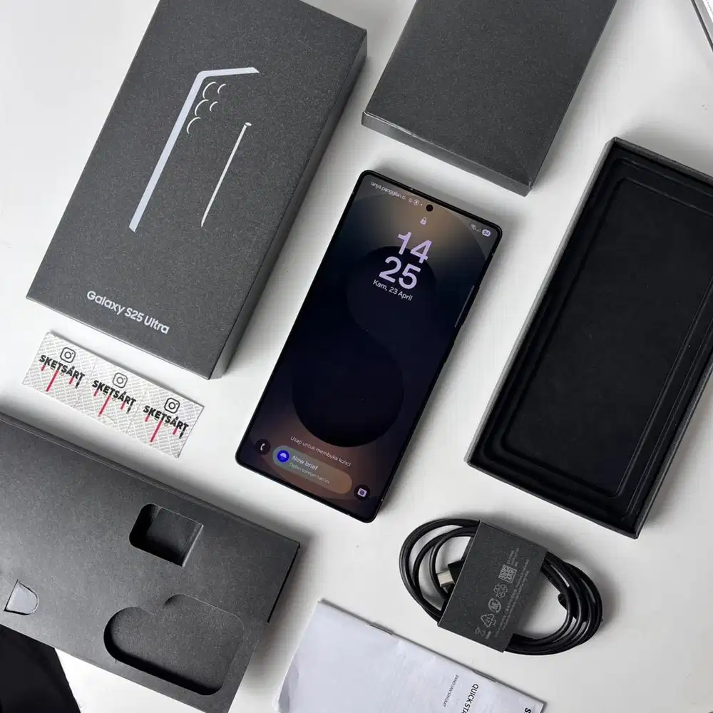 Samsung S25 Ultra 512gb Titanium Jet Black Garansi Resmi Mei 2026