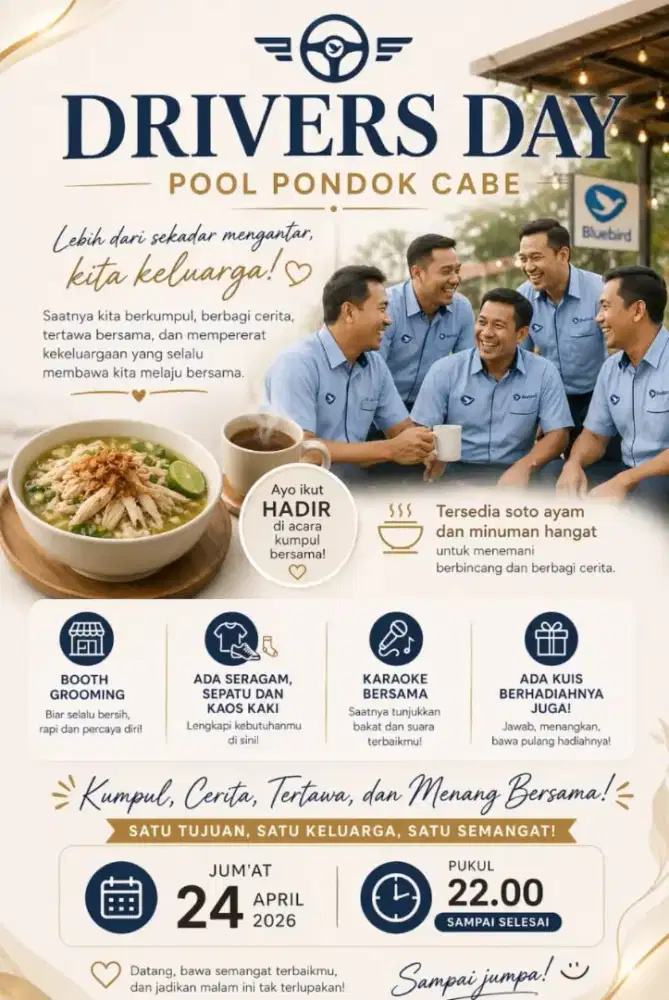 Butuh 10 pengemudi jujur