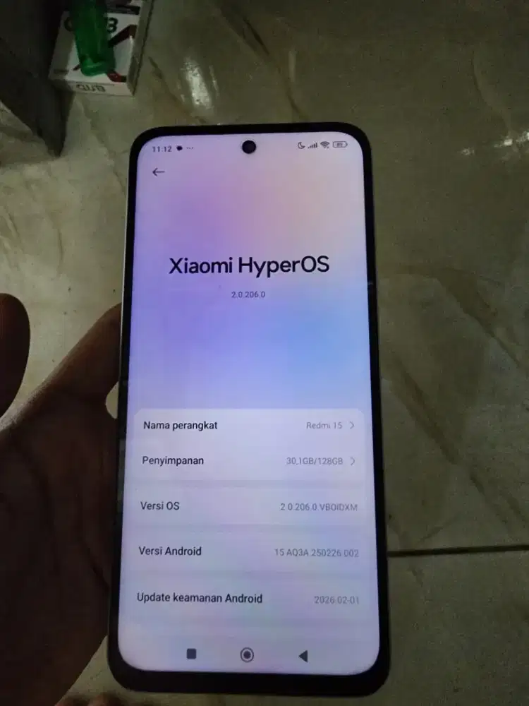 Redmi 15 ram 8 internal 128
