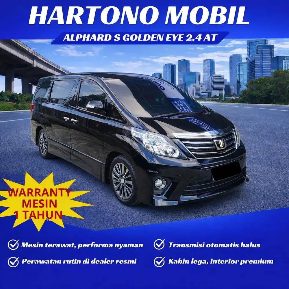 ALPHARD S 2.4 AT 2014