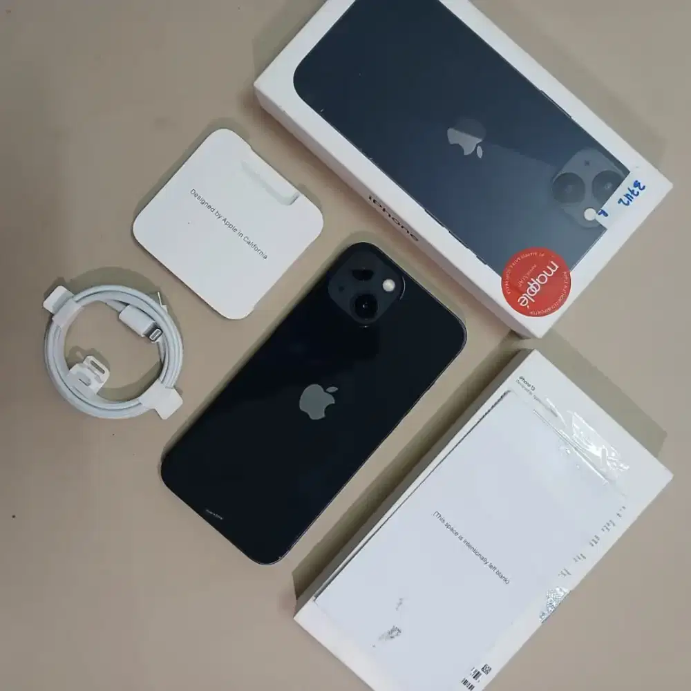 iPhone 13 128GB iBox Midnight BH 100% Garansi 2026 Like New