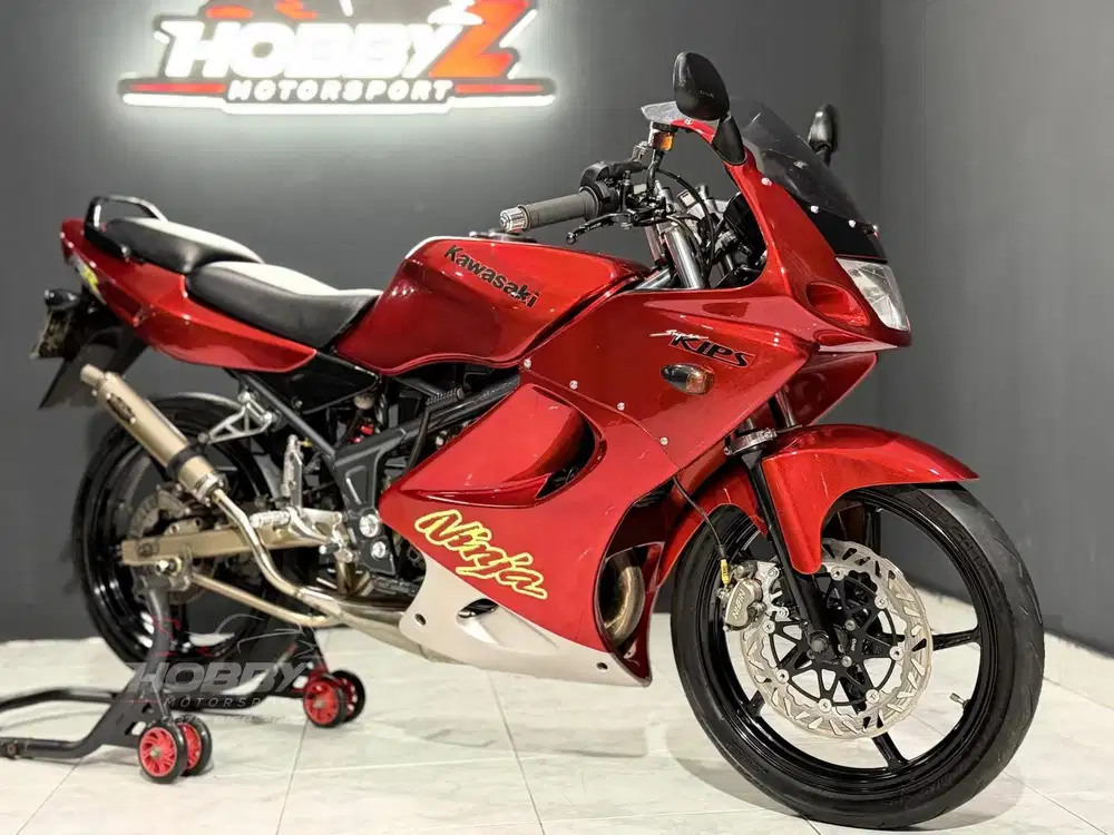 Kawasaki ninja 150RR/zx-150RR asli orange 2007 modif hedon istimewa