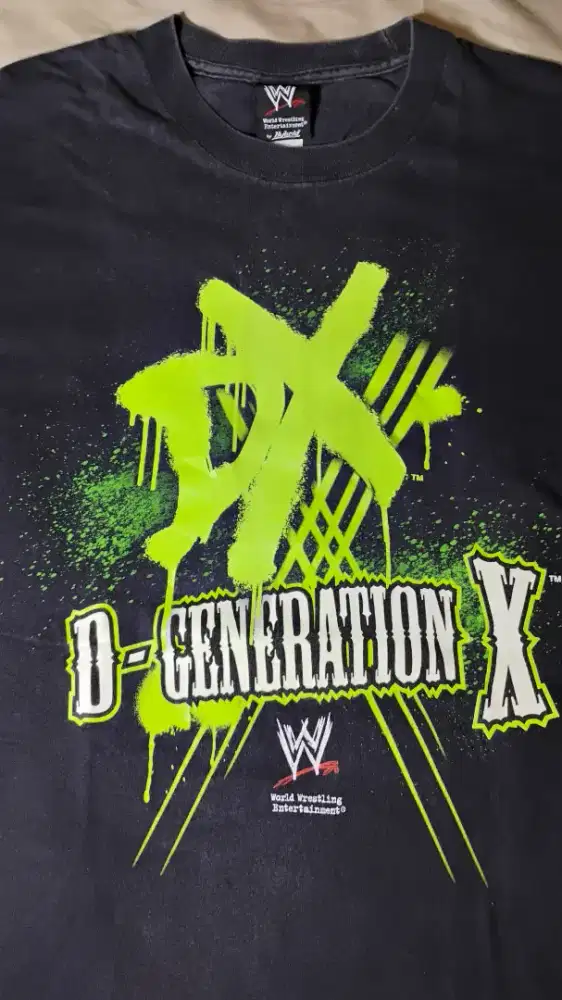 T shirt Vintage NBA dan WWE DX