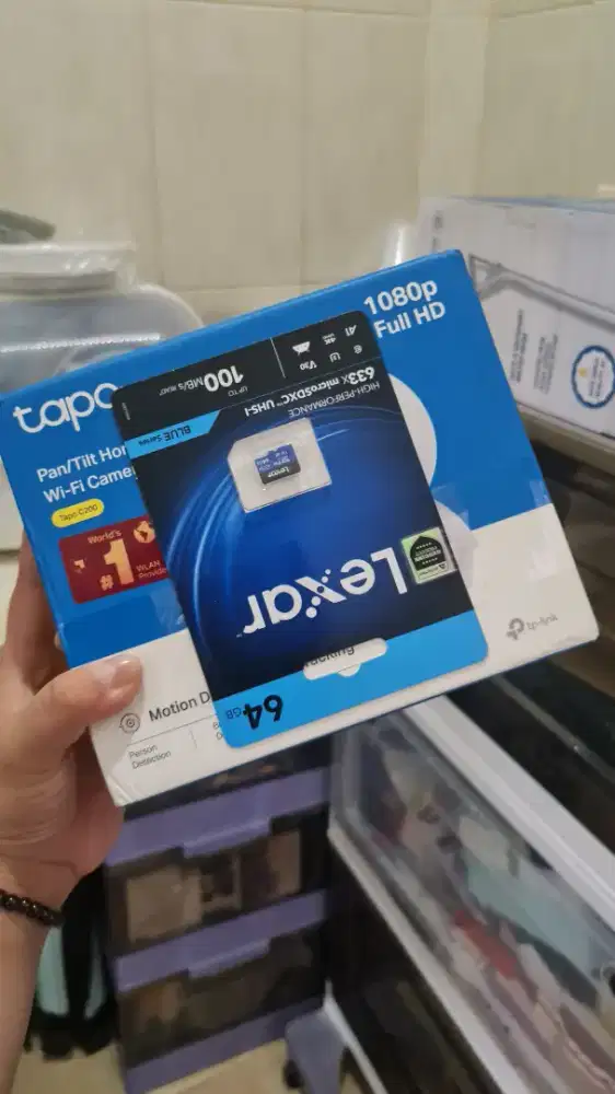 CCTV TAPO TP LINK + SD CARD