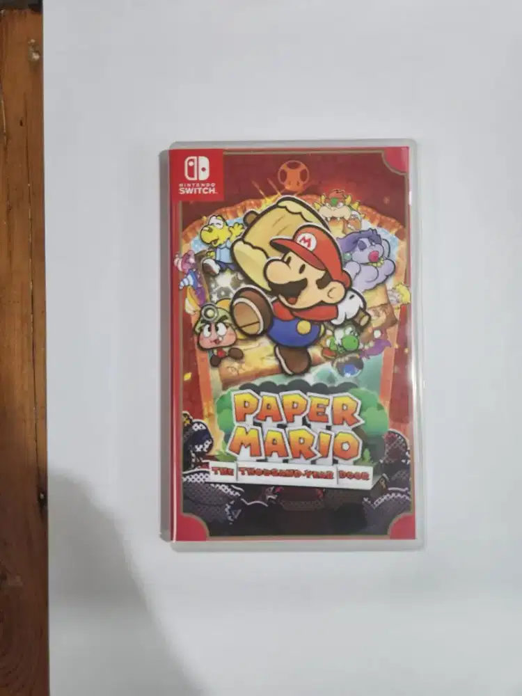 Nintendo Switch; Paper Mario bekas laksana baru, harga murah sekali