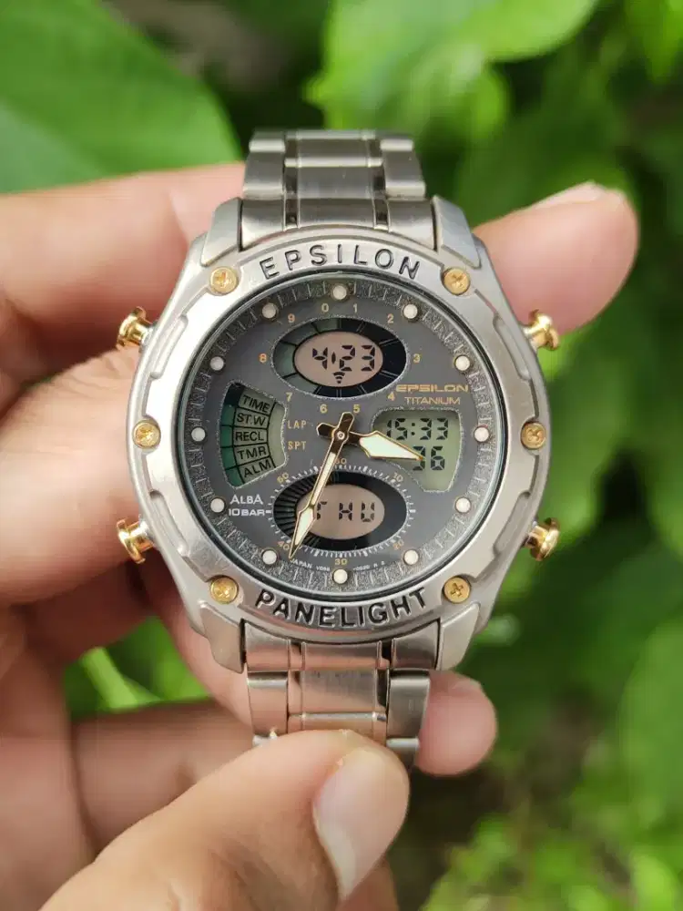 ALBA EPSILON PANELIGHT Ana-Digi
Ref. V085-0020 Vintage Rare