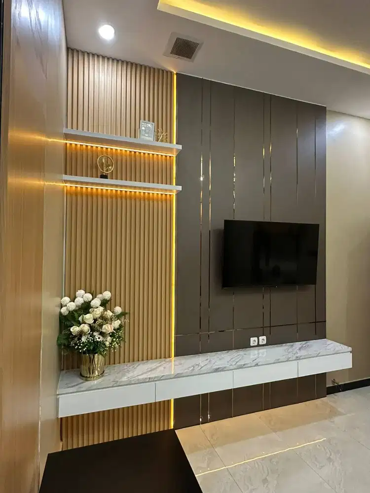 Backdrop TV Minimalis Sidoarjo Surabaya