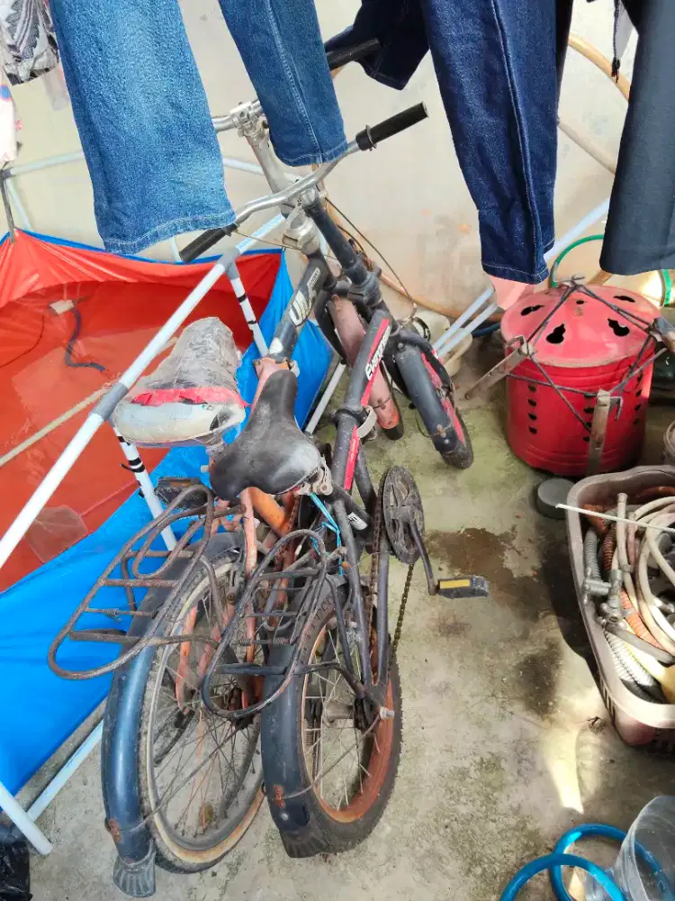 Sepeda lipat evergreen bekas pakai sendiri