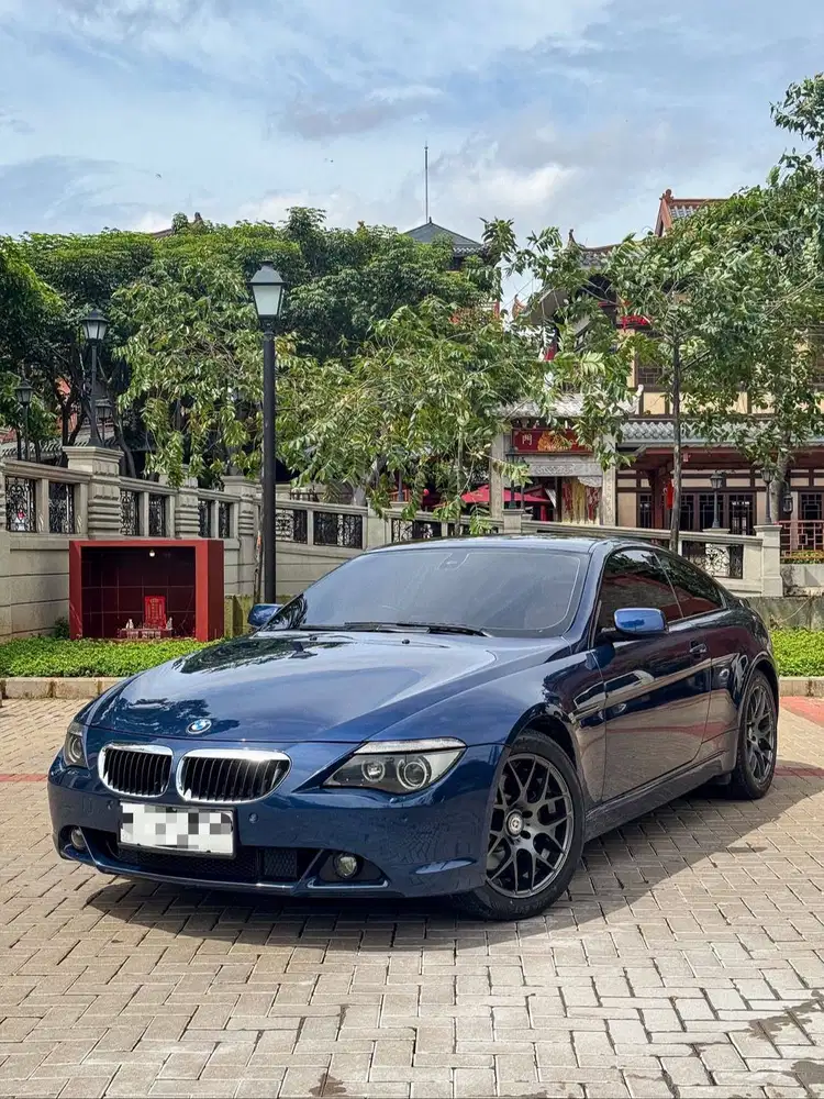BMW 645ci E63 2004 Blue Biru Mobkas 2005 BMW Bekas 2003 Jual cepat Bu