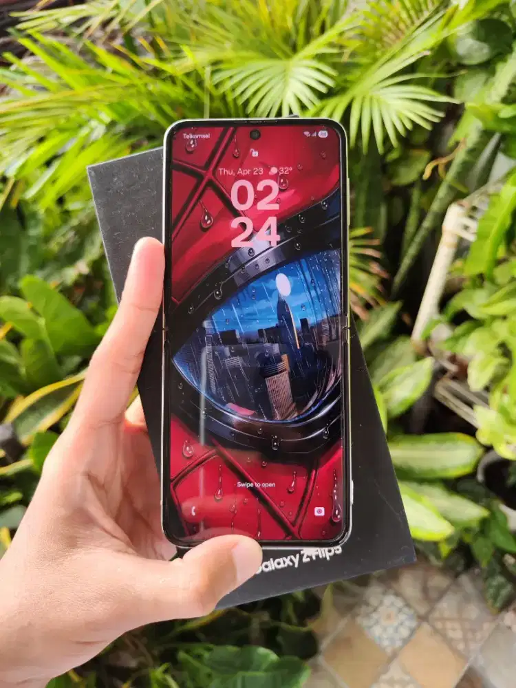 Samsung Z Flip 5 ram 8/256gb ex Sein Lengkap Fullset