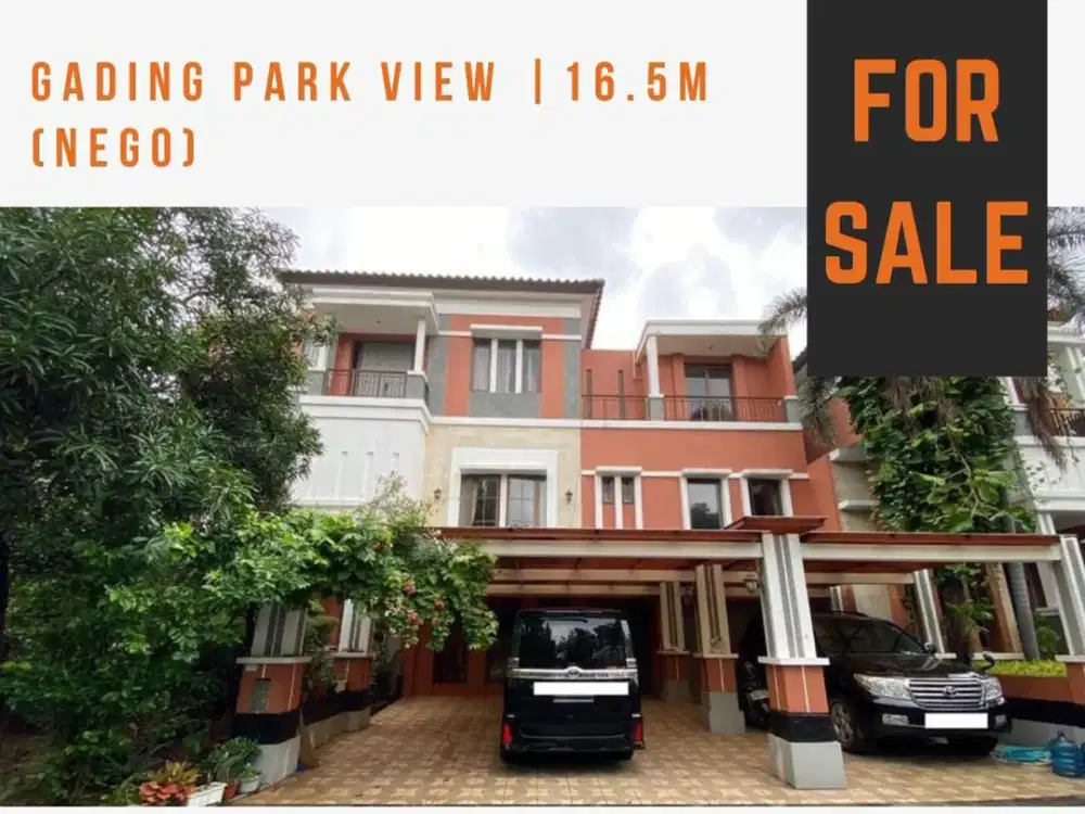 DIJUAL RUMAH LOKASI STRATEGIS DI CLUSTER PARK VIEW KELAPA GADING JAKARTA UTARA