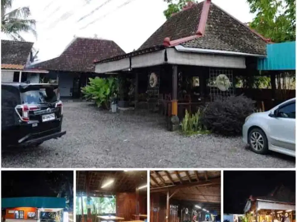 Disewakan bangunan joglo strategis di sleman condong catur